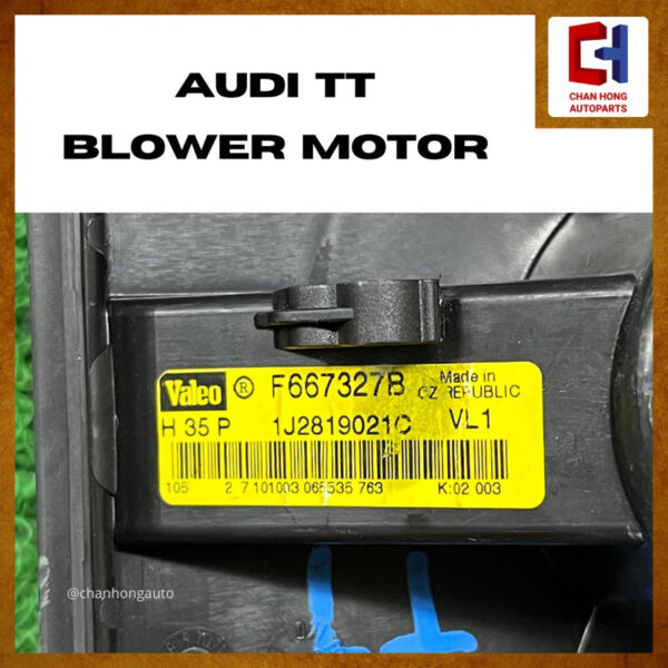 Audi TT Blower Motor [F667327B 1J2819021C][Original from Czech Republic][Used] - Image 4