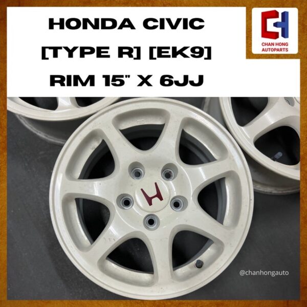 Honda Civic [Type R][EK9] Rim [15” x 6JJ][Original from Japan][Used] - Image 3