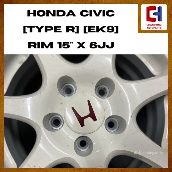 Honda Civic [Type R][EK9] Rim [15” x 6JJ][Original from Japan][Used] - Image 4