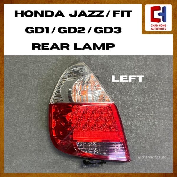 Honda Jazz/Fit GD1/GD2/GD3 Rear Lamp [CLEAR][Ichikoh 4995][Original from Japan][Used] - Image 6