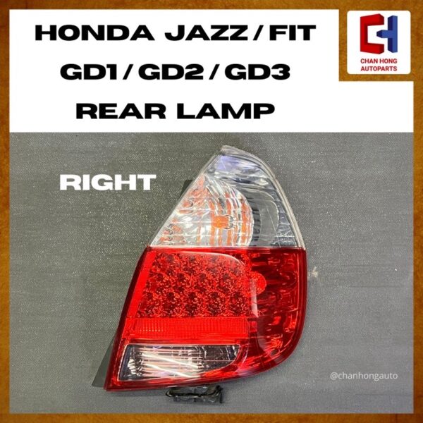 Honda Jazz/Fit GD1/GD2/GD3 Rear Lamp [CLEAR][Ichikoh 4995][Original from Japan][Used] - Image 7