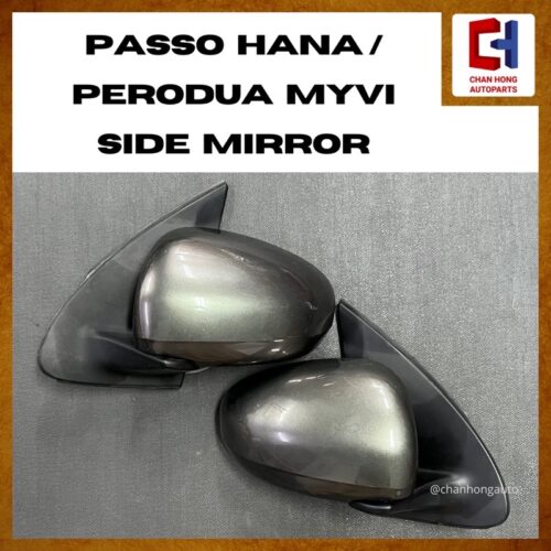 Passo Hana/Perodua Myvi Lagi Best Side Mirror [5 Pins][Auto Flip][2 Colors][Original from Japan][Used]