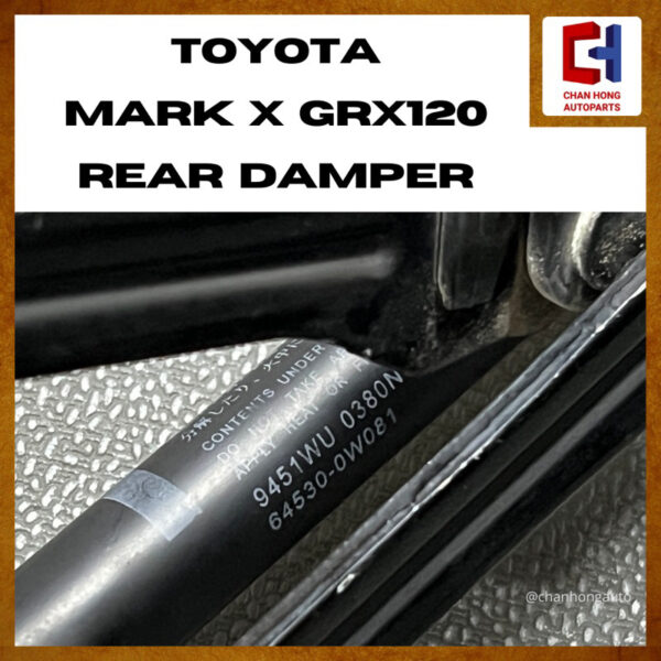 Toyota Mark X GRX120 Rear Damper [64530-0W081][Original from Japan][Used] - Image 4