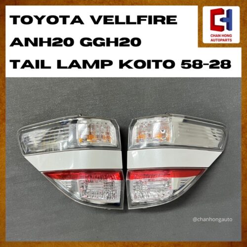 Toyota Vellfire ANH20 GGH20 Tail Lamp Koito 58-28 [Original from Japan][Used]