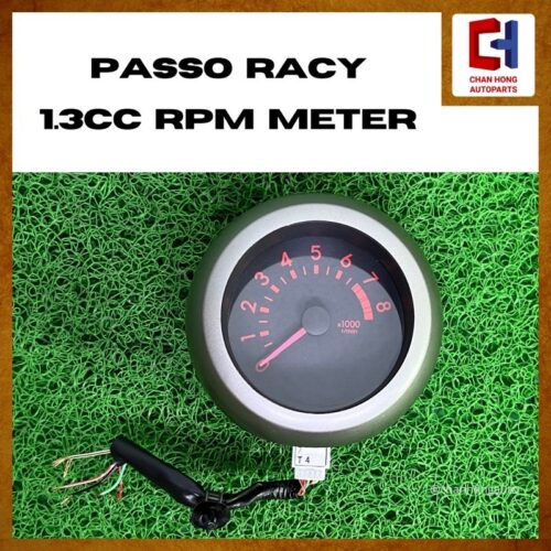 Passo Racy 1.3cc RPM Meter [RED][Original from Japan][Used]