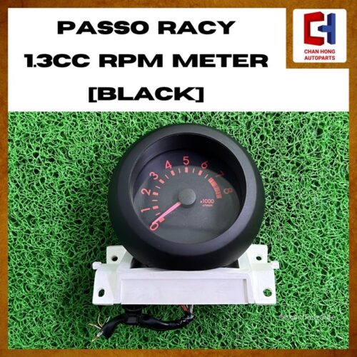 Passo Racy 1.3cc RPM Meter [Black][Original from Japan][Used]