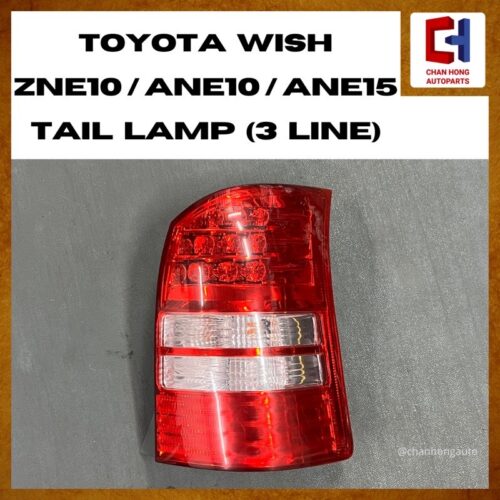 Toyota Wish ZNE10 / ANE10 / ANE15 Tail Lamp / Tail Light [3 Lines][Original from Japan][Used]