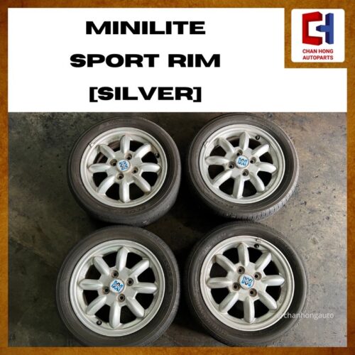 MINILITE Sport Rim [Silver][Original from Japan][Used]