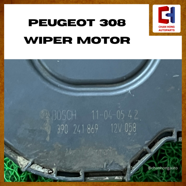 Peugeot 308 Front Wiper Motor [0390241869][Original from Germany][Used] - Image 3