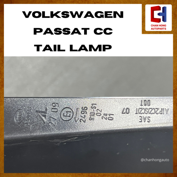 Volkswagen Passat CC Tail Lamp [2008-2012][Original from Germany][Used] - Image 3