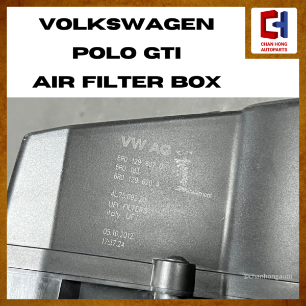 Volkswagen Polo GTI Air Filter Box [6R0129607D][Original from Italy][Used] - Image 2