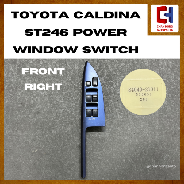 Toyota Caldina ST246 Power Window Switch [84040-21011][Original from Japan][Used] - Image 6