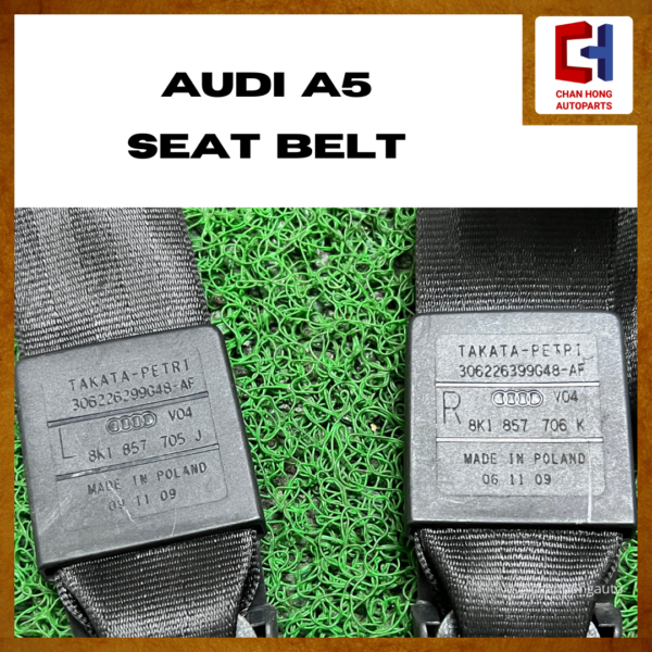 Audi A5 Seat Belt [8K1857705J / 8K1857706K][Original from Poland][Used] - Image 5