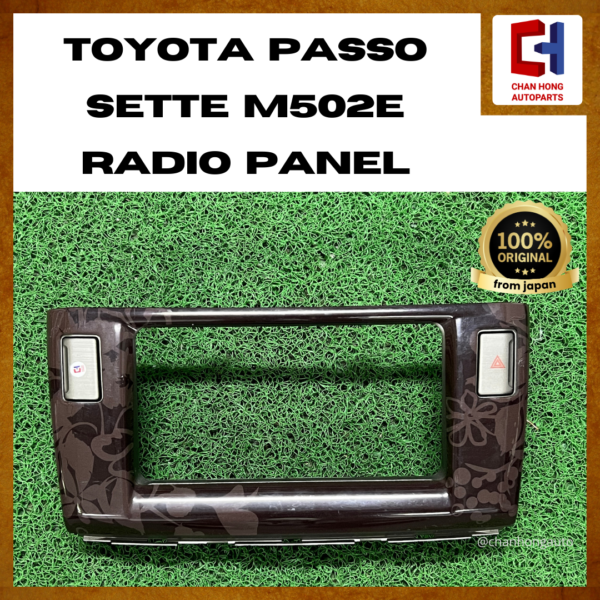 Toyota Passo Sette M502E Radio Panel [55405-B1170][Original from Japan][Used]