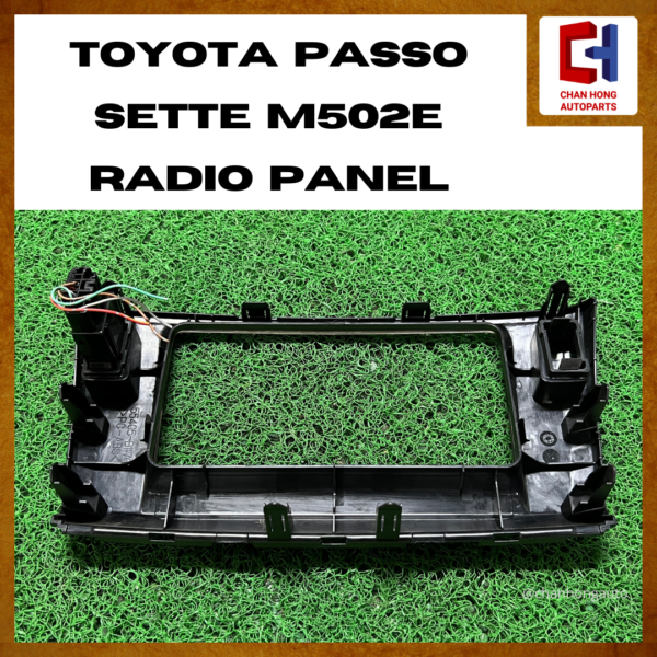 Toyota Passo Sette M502E Radio Panel [55405-B1170][Original from Japan][Used] - Image 3