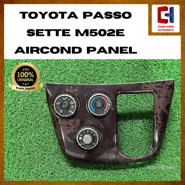 Toyota Passo Sette M502E Aircond Panel [55406-B1170][Original from Japan][Used]