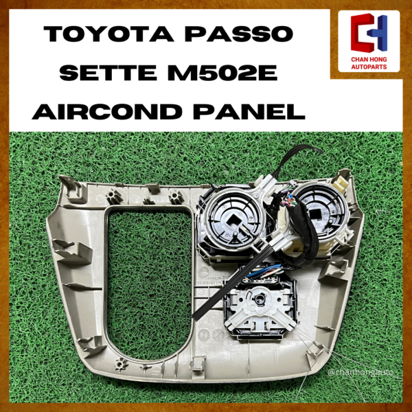 Toyota Passo Sette M502E Aircond Panel [55406-B1170][Original from Japan][Used] - Image 3