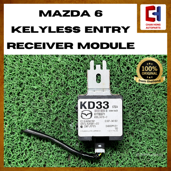 Mazda 6 Keyless Entry Receiver Module Unit [KD33 675D4][Original from Thailand][Used]