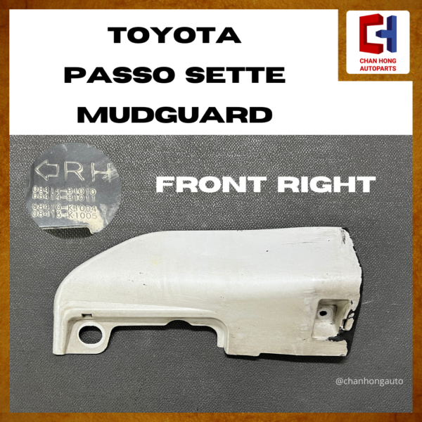 Toyota Passo Sette Mudguard [Original from Japan][Used] - Image 4