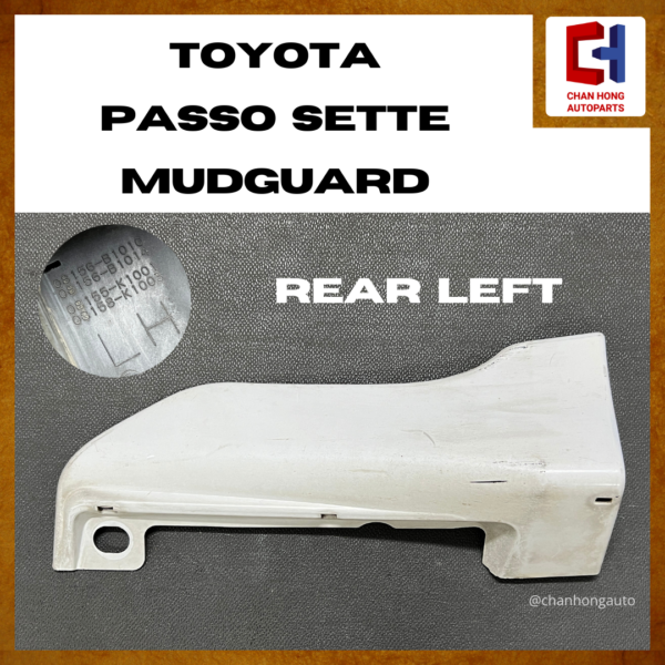 Toyota Passo Sette Mudguard [Original from Japan][Used] - Image 5