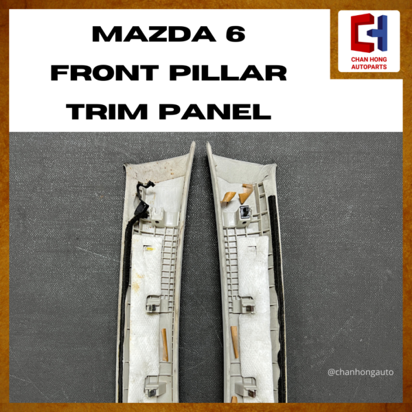 Mazda 6 Front Pillar Trim Panel [GHP9-68171 / GHP9-68161][Original from Japan][Used] - Image 3