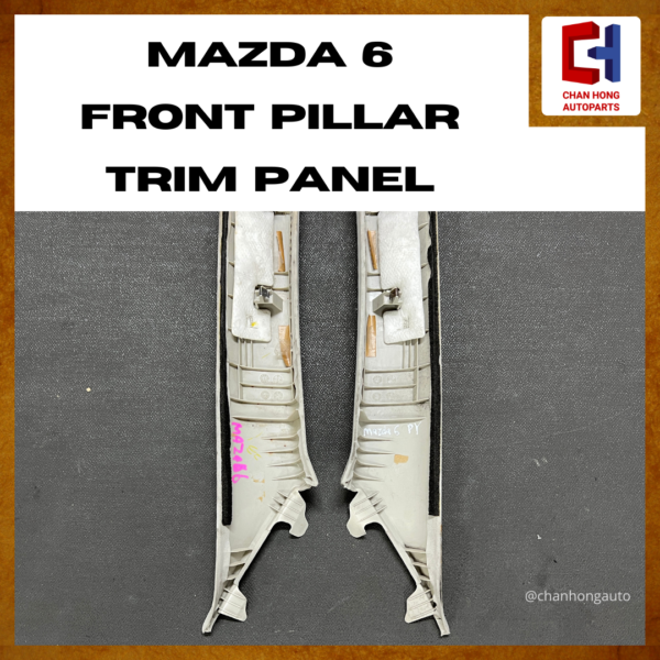 Mazda 6 Front Pillar Trim Panel [GHP9-68171 / GHP9-68161][Original from Japan][Used] - Image 4