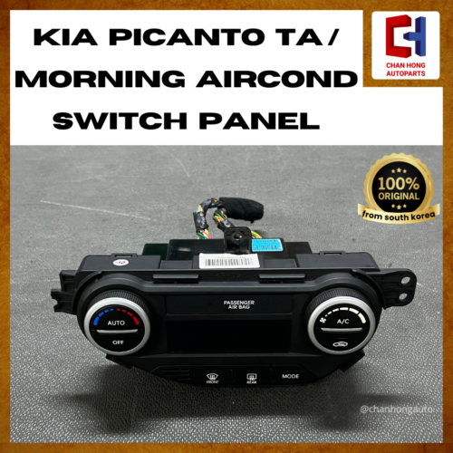 Kia Picanto TA / Morning Aircond Switch Panel [97250-1Y800][Original from South Korea][Used]