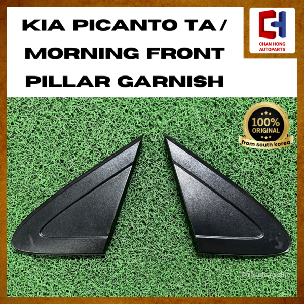 Kia Picanto TA / Morning Front Pillar Garnish [86180-1Y000 / 86190-1Y000][Original from South Korea][Used]