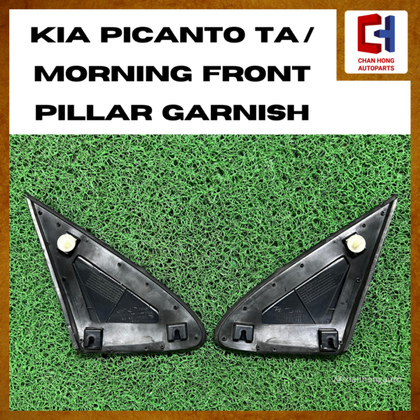 Kia Picanto TA / Morning Front Pillar Garnish [86180-1Y000 / 86190-1Y000][Original from South Korea][Used] - Image 2