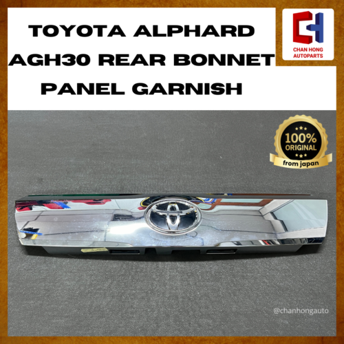 Toyota Alphard AGH30 Rear Bonnet Panel Garnish [7680158160][Original from Japan][Used]