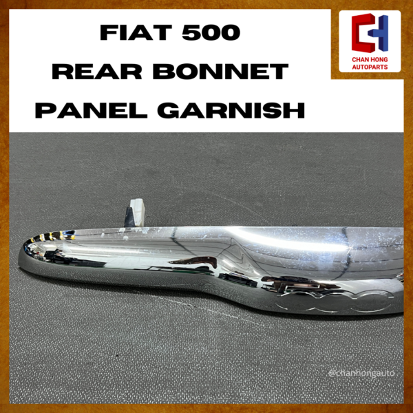 Fiat 500 Rear Bonnet Panel Garnish [Used] - Image 2