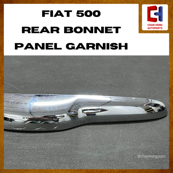 Fiat 500 Rear Bonnet Panel Garnish [Used] - Image 3