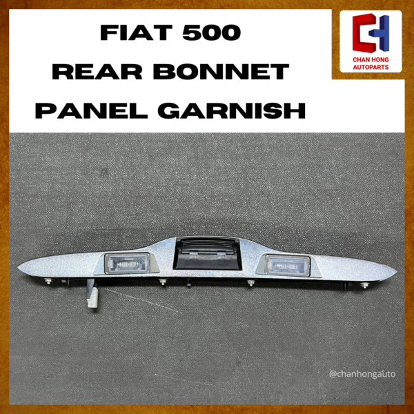 Fiat 500 Rear Bonnet Panel Garnish [Used] - Image 4