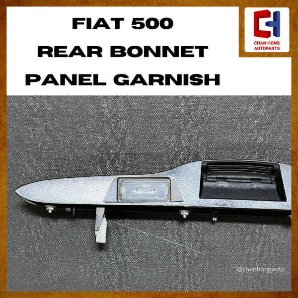 Fiat 500 Rear Bonnet Panel Garnish [Used] - Image 5