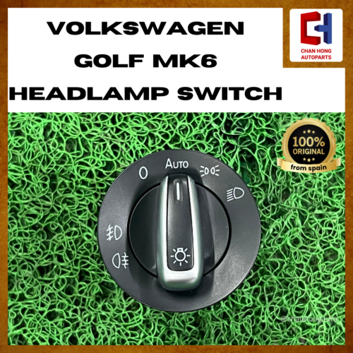 Volkswagen Golf MK6 Headlamp Switch [3C8941431A][Original from Spain][Used]