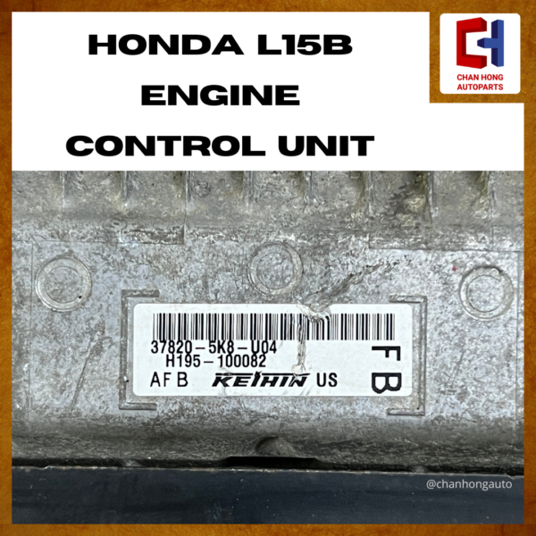 Honda L15B Engine Control Unit ECU [37820-5K8-U04][Original from USA][Used] - Image 2