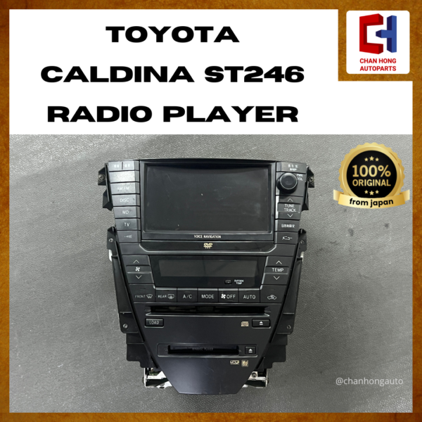 Toyota Caldina ST246 Radio Player [86410-21040][Original from Japan][Used]