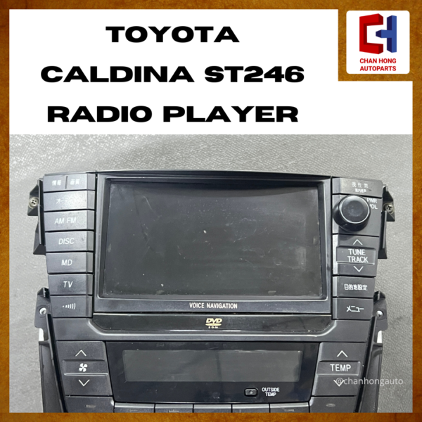 Toyota Caldina ST246 Radio Player [86410-21040][Original from Japan][Used] - Image 2