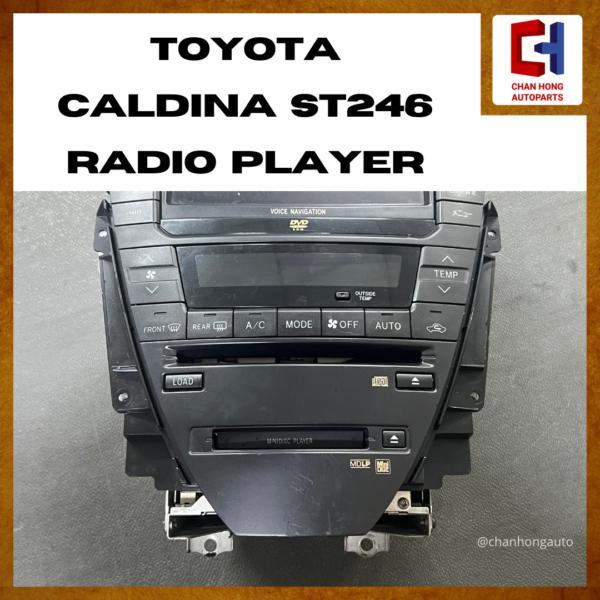 Toyota Caldina ST246 Radio Player [86410-21040][Original from Japan][Used] - Image 3