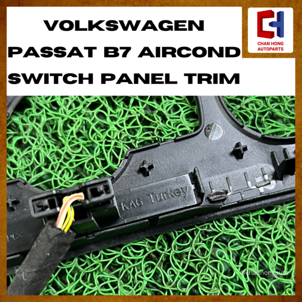 Volkswagen Passat B7 Aircond Switch Panel Trim [3AA863082A][Original from Turkey][Used] - Image 3