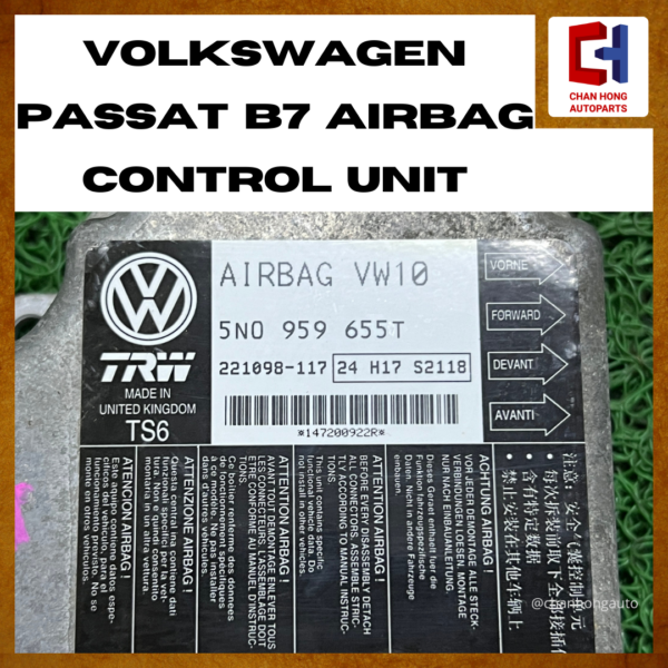 Volkswagen Passat B7 Airbag Control Unit [5N0959655T][Original from United Kingdom][Used] - Image 2