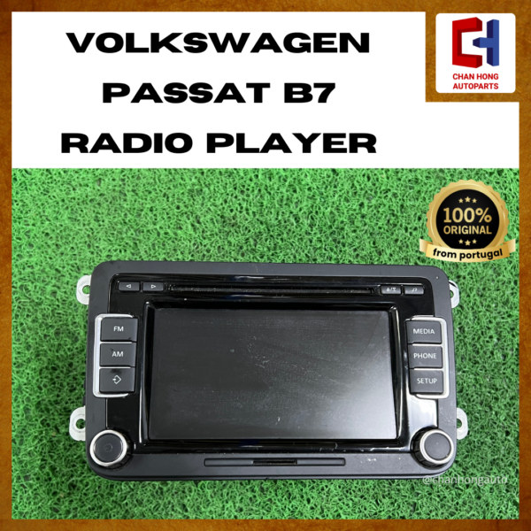 Volkswagen Passat B7 Radio Player [5K0035190A][Original from Portugal][Used]