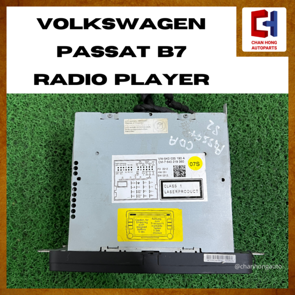 Volkswagen Passat B7 Radio Player [5K0035190A][Original from Portugal][Used] - Image 2