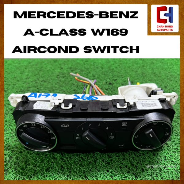 Mercedes-Benz A-Class W169 Aircond Switch Panel [A1698301785][Used]