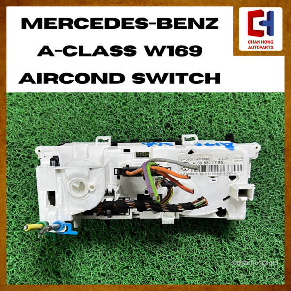 Mercedes-Benz A-Class W169 Aircond Switch Panel [A1698301785][Used] - Image 4