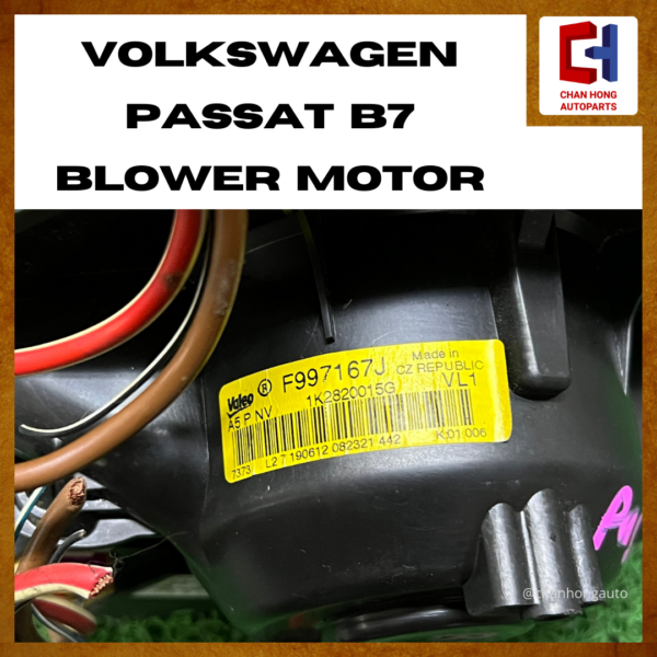 Volkswagen Passat B7 Blower Motor [1K2820015G][Original from Czechia][Used] - Image 4