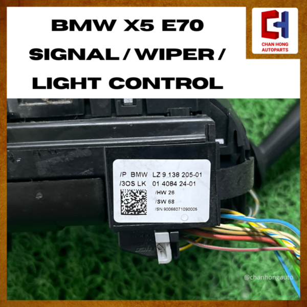 BMW X5 E70 Signal / Wiper / Light Control [LZ9138205-01][Original][Used] - Image 7