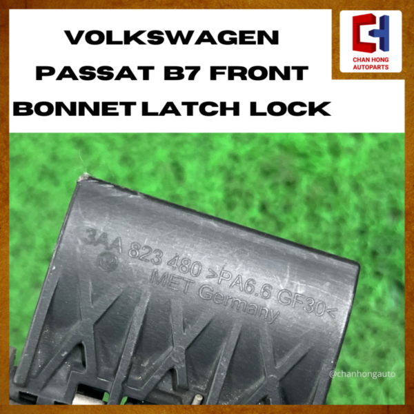 Volkswagen Passat B7 Front Bonnet Latch Lock [3AA823480][Original from Germany][Used] - Image 6