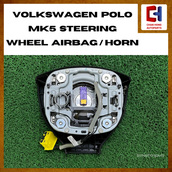 Volkswagen Polo MK5 Steering Wheel Airbag / Horn [6Q0880201][Original][Used] - Image 2