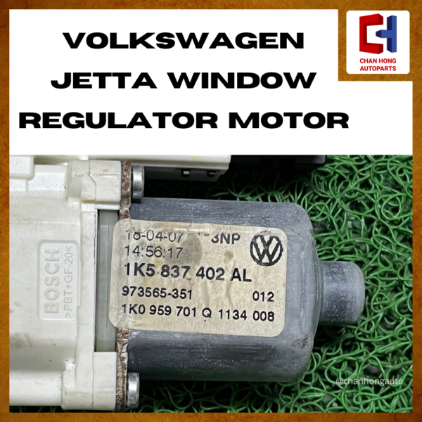 Volkswagen Jetta Window Regulator Motor [1K5837402][Original from Germany][Used] - Image 3